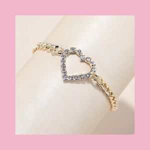 Heart Rhinestone bracelet